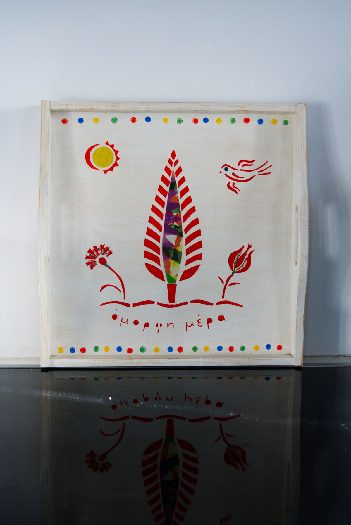 A beautiful tray in Vento Aureo Mykonos